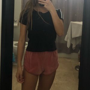 brandy melville sporty black tee